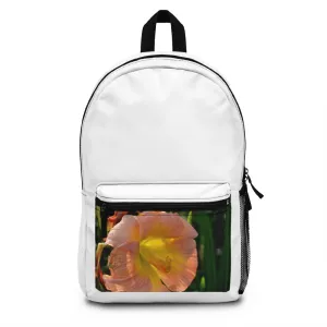 Peach and Yellow Flower Backpack (Made in USA)