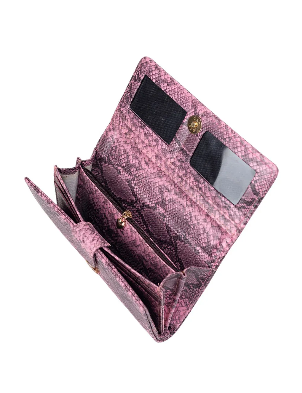 Pink Python Glam Wallet