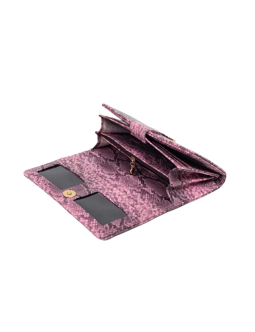 Pink Python Glam Wallet