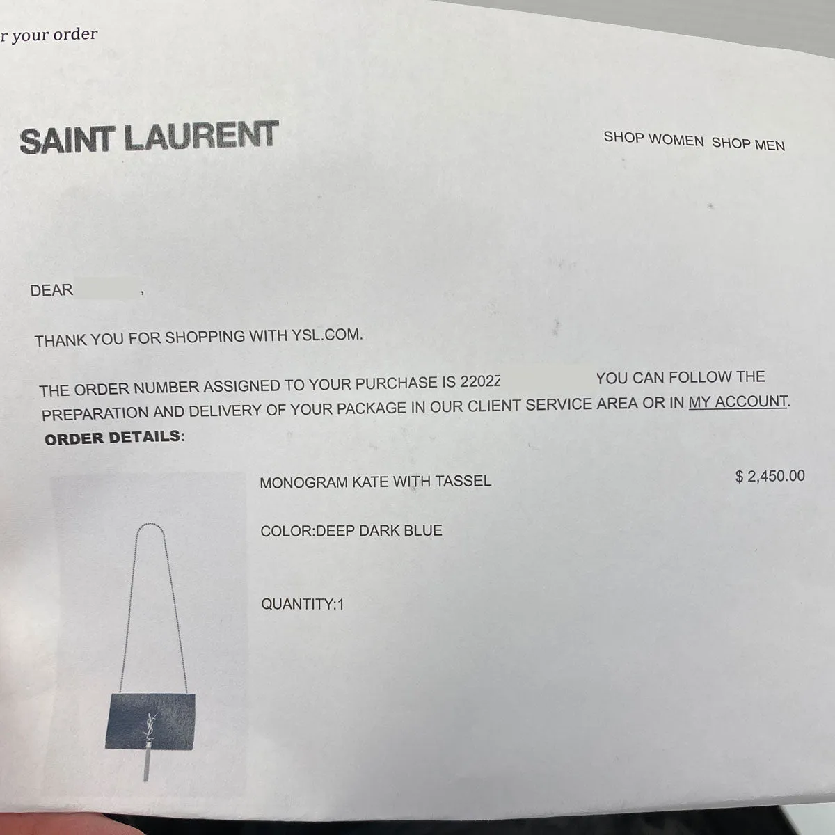 Saint Laurent Kate Medium Shoulder Bag with Tassel