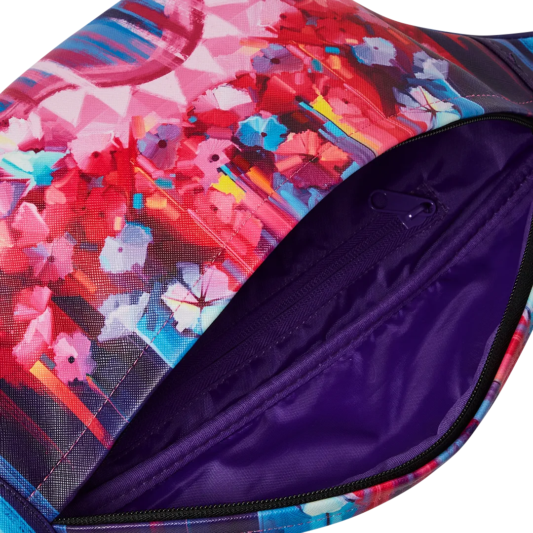 Sprayground Flora Botanica Savvy Crossbody Bag - Pink / Blue /  Purple