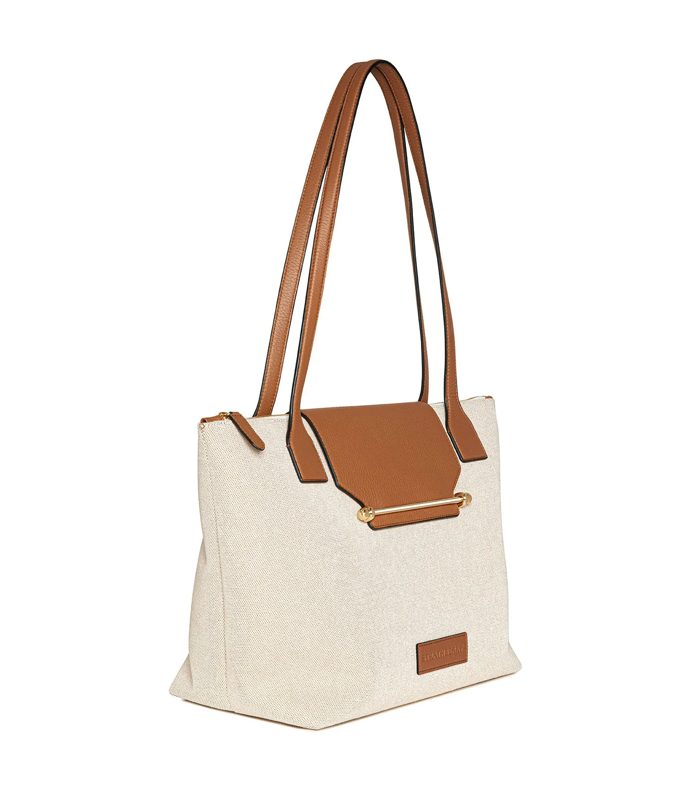 Travel Tote Canvas Ecru/Tan