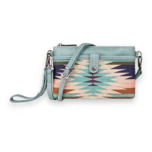 Wrangler Southwestern Art Print Clutch/Crossbody